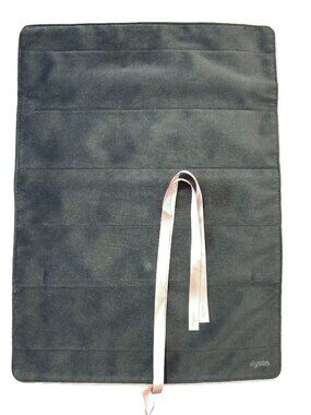 Dyson Hair Tool Travel Case Storage Roll Organizer Black Pink Ribbon Wrap
